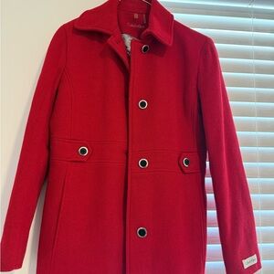 Calvin Klein Women’s Bold Red Trench Coat